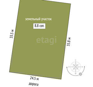 Дом 39м², 1-этажный, участок 9 сот.  