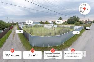 Дом 50м&sup2;, 1-этажный, участок 15 сот.  