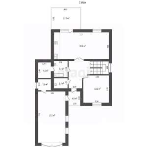 Дом 180м², 2-этажный, участок 7 сот.  