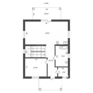 Дом 150м², 2-этажный, участок 4 сот.  