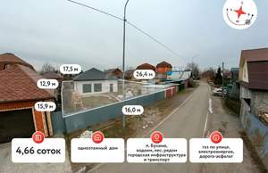 Дом 100м², 1-этажный, участок 5 сот.  