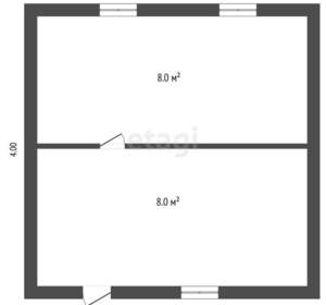 Дом 20м&sup2;, 2-этажный, участок 10 сот.  