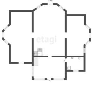 Дом 583м&sup2;, 3-этажный, участок 18 сот.  