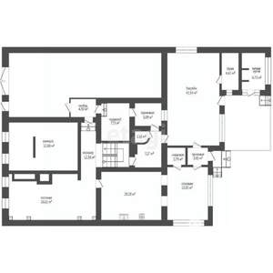 Дом 381м&sup2;, 3-этажный, участок 6 сот.  