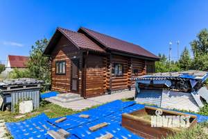 Дом 58м&sup2;, 2-этажный, участок 9 сот.  