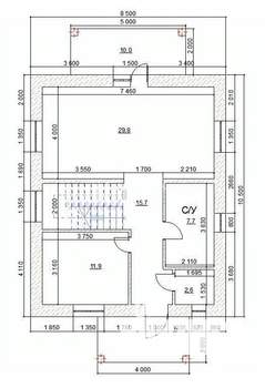 Коттедж 154м², 2-этажный, участок 5 сот.  