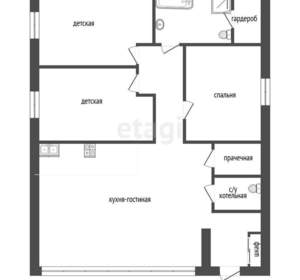 Дом 100м², 1-этажный, участок 5 сот.  