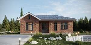 Дом 126м&sup2;, 1-этажный, участок 8 сот.  