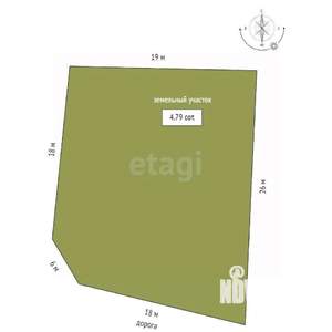 Дача 50м², 1-этажный, участок 5 сот.  
