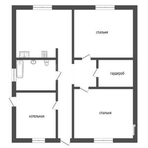 Коттедж 135м², 2-этажный, участок 5 сот.  