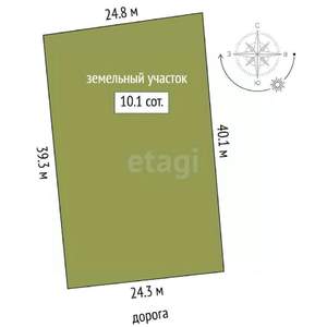 Дача 20м², 1-этажный, участок 10 сот.  