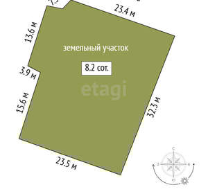 Дом 130м², 2-этажный, участок 8 сот.  
