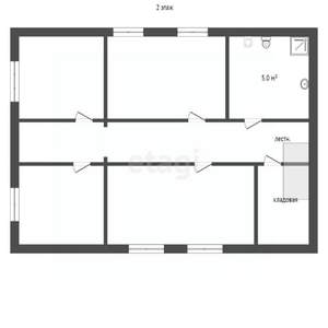 Дом 83м&sup2;, 2-этажный, участок 6 сот.  