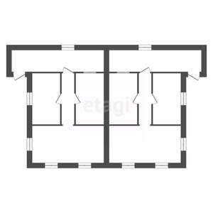 Дом 37м&sup2;, 1-этажный, участок 6 сот.  