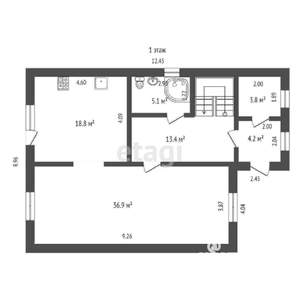 Дом 171м², 2-этажный, участок 9 сот.  