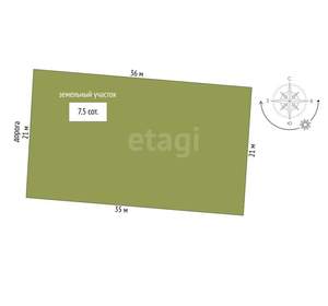 Дом 150м², 1-этажный, участок 8 сот.  