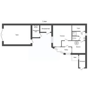 Дом 100м&sup2;, 2-этажный, участок 6 сот.  