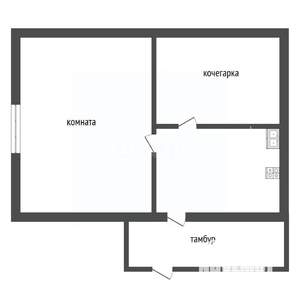 Дом 30м&sup2;, 1-этажный, участок 6 сот.  