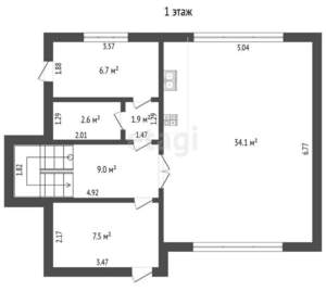 Дом 125м², 2-этажный, участок 15 сот.  