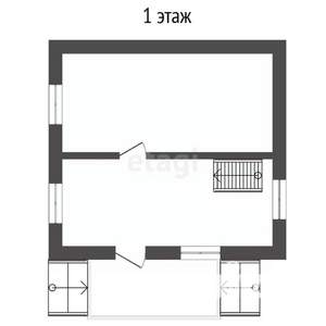 Дом 38м&sup2;, 2-этажный, участок 10 сот.  
