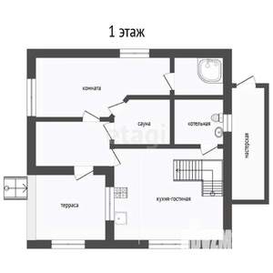 Дом 86м², 2-этажный, участок 6 сот.  