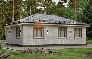 Дом 71м², 1-этажный, участок 1 сот.  