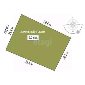 Дача 15м², 1-этажный, участок 6 сот.  