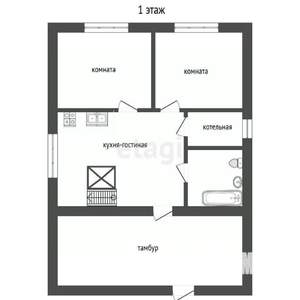 Дом 130м², 2-этажный, участок 5 сот.  