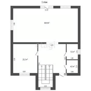 Дом 249м², 2-этажный, участок 9 сот.  