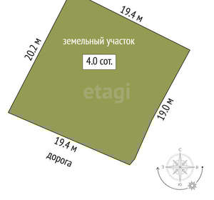 Дача 29м², 2-этажный, участок 4 сот.  