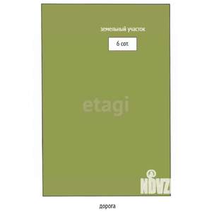 Дом 20м&sup2;, 1-этажный, участок 6 сот.  