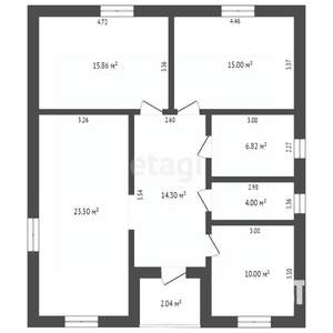 Дача 100м², 1-этажный, участок 8 сот.  