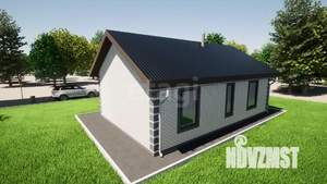 Дом 77м&sup2;, 1-этажный, участок 4 сот.  