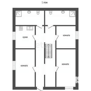 Дом 80м&sup2;, 2-этажный, участок 3 сот.  