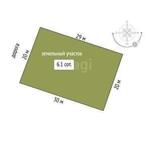 Дача 27м², 2-этажный, участок 6 сот.  