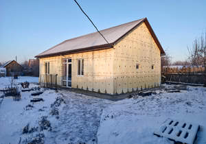 Дом 61м&sup2;, 1-этажный, участок 8 сот.  