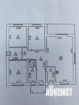 Коттедж 127м², 1-этажный, участок 8 сот.  