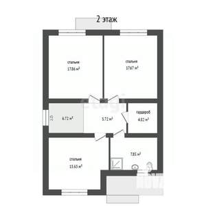 Дом 164м&sup2;, 2-этажный, участок 10 сот.  