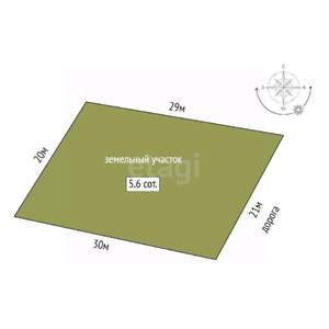 Дом 160м², 2-этажный, участок 6 сот.  