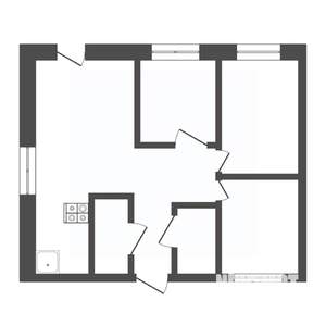 Коттедж 90м&sup2;, 1-этажный, участок 6 сот.  