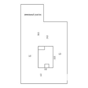 Коттедж 80м², 1-этажный, участок 9 сот.  