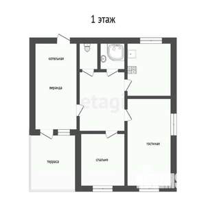 Дом 160м², 2-этажный, участок 7 сот.  