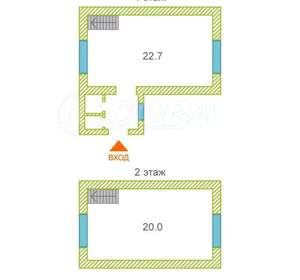 Дом 21м², 1-этажный, участок 10 сот.  