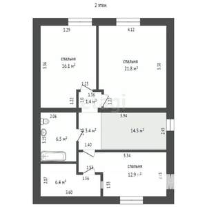 Дом 349м&sup2;, 2-этажный, участок 10 сот.  