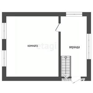 Дом 76м&sup2;, 1-этажный, участок 4 сот.  