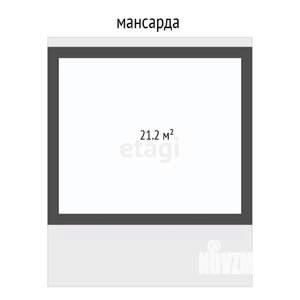 Дом 64м², 2-этажный, участок 6 сот.  