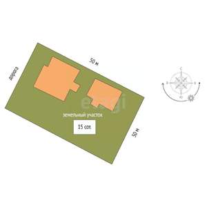 Дом 360м², 3-этажный, участок 15 сот.  