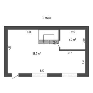 Коттедж 81м², 2-этажный, участок 4 сот.  