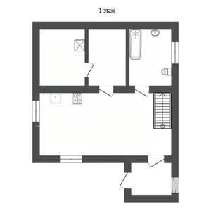 Дача 79м², 2-этажный, участок 6 сот.  