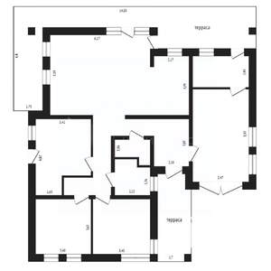 Коттедж 190м², 1-этажный, участок 6 сот.  